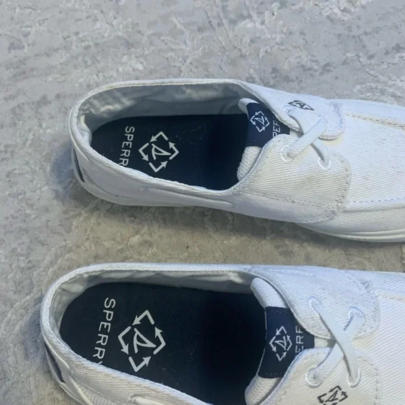 Sperry White Canvas Boat Shoes - Picture 2 of 7